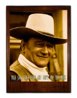 John Wayne Talk Low, Talk Slow, and Don't Say to Much Wood Sign John Wayne Talk Low, Talk Slow, and Don't Say to Much Wood Sign