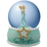 Marilyn Blue Dress 65mm Water Globe Marilyn Blue Dress 65mm Water Globe